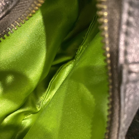 Charles David metallic leather hobo bag with braided strap - Picture 8 of 8